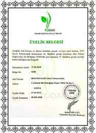 TODAB Üyelik Belgesi